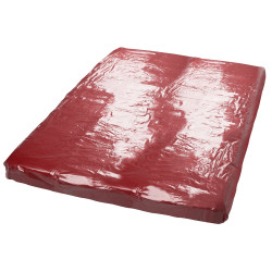Fetish Collection Bâche en Vinyle Lack 200 x 230 cm Rouge foncé